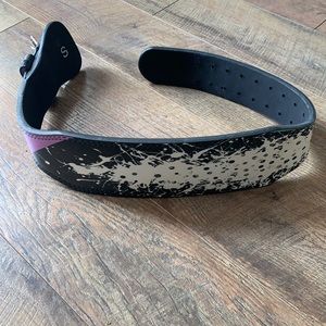 Unbroken Designs BLOCK PARTY 4" LEATHER LIFTING BELT - Small